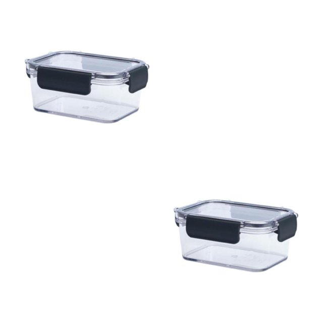 Oleegame 2PC Kids Snack Boxes For School Airtight Food Storage Container Dishwasher Produce Container For Refrigerator Keep Berry Fruit Vegetable Fresh Longer
