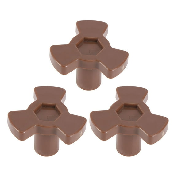 3PCS Microwave Turntable Coupler Y-shape Replacement Microwave Turntable Shaft