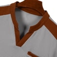 thumbnail image 6 of Awdenio Mens Tshirts Short Sleeve Casual Fashion Tee Shirts Color Block Slim Fit Golf Shirt with Pocket, 6 of 9