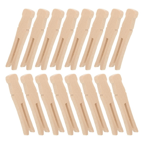 50pcs Wood Clothespins Classic Heavy Duty Vintage Wooden Pegs for Outdoor Laundry Line and Craft Decoration