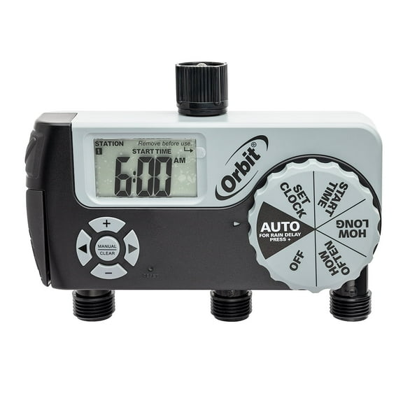 3 Outlet Hose Faucet Timer