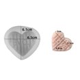thumbnail image 2 of Fiaya Women Valentines Day Heart Molds, 1pc Love Silicone Chocolate Molds, Cartoon Hearts Cookie Mould for Candy Cake Topper Soap Wax Making Party Supplies (D-2.17×1.89inch), 2 of 3