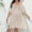 Beige, variant on Pitauce Swimsuit Coverup for Women Sexy Hollow Out Embroidery Crewneck Tassels Pool Beach Cover Ups Short Sleeve Summer Casual Bikini Cover Up