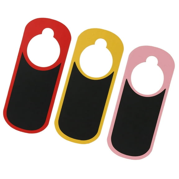 unbranded  3 Pcs Door Handle Sign Transparent Anti-collision Bar Modern Design