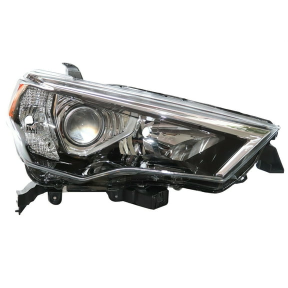 Miumaeov Right Passenger Side Headlight Chrome Halogen Front Headlamp Clear Lens For Toyota 4Runner 2014-2020