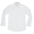 thumbnail image 2 of Paul Bernado Boy's 2205SLFC Slim Fit French Cuff Pique Design Dress Shirt - White - 3, 2 of 5