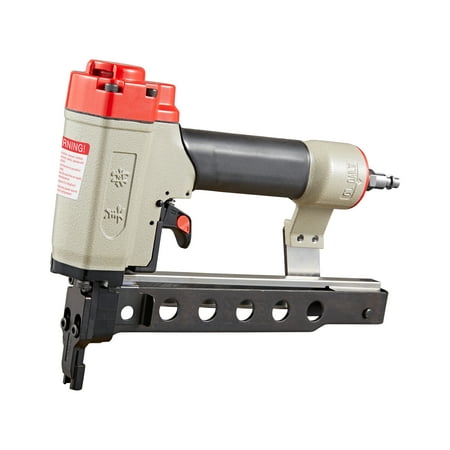 

meite MT432KLM Pneumatic Narrow Crown Stapler for Upholstery Uses 18-Gauge 1/4-Inch Crown Staples (5/8-Inch to 1-1/4-Inch)