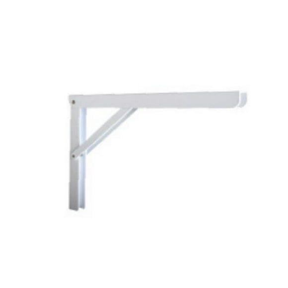 Knape & Vogt 12X8 Folding L-Bracket - White