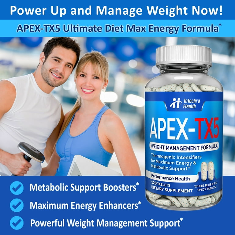 Premium Diet Program(サプリ) APEX-TX5 Metabolism Support & Weight Management Supplement, Energy