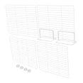 thumbnail image 6 of DEEPCRAFF White Adjustable Freezer Storage Divider for Chest Freezer with Mesh Design, 6 of 8