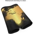 thumbnail image 4 of Gaming Mouse Pad Large Desk Mat,Desk Pad Extended Keyboard Pad,Anti-Slip Rubber Base Mouse Pad for Women Girls Work,Game,Office,Home 35.4"X15.7",Golden World Map, 4 of 6