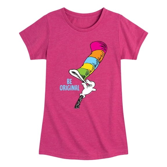 Dr. Seuss - Be Original - Youth Girls Fitted Short Sleeve T-Shirt