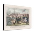 thumbnail image 1 of Canvas Print: The Mexicans Evacuating Vera Cruz, And Surrendering Their Arms To, 1 of 3