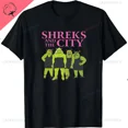 thumbnail image 3 of Ogre and The City Shreks camisa para hombre y mujer, camisetas de manga corta con estampado divertido, moda de verano, única, divertida, gran oferta, 3 of 5