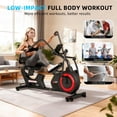 thumbnail image 2 of Vanswe Recumbent Elliptical Exercise Bike with Arm Exerciser 450 LBS Capacity for Seniors & Home Cardio Workouts, 2 of 9