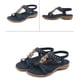 thumbnail image 4 of Zapatos para caminar con diamantes de imitación a la moda sandalias de vestir bohemias con punta abierta elegantes para mujer, 4 of 9