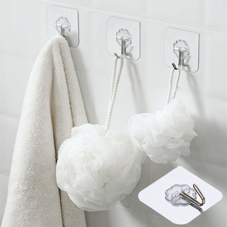 

QWZNDZGR 1/10pc Strong Suction Wall Hooks Mask Holder Home Organization And Storage Bathroom Belt/Tie Hanger Organizer For Kitchen Office