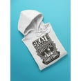 thumbnail image 3 of Skate Board Freestyle  Hoodie Men -Image by Shutterstock, Male 3X-Large, 3 of 4