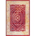 thumbnail image 2 of Rugs.com Aurelia Collection Rug – 4' x 6' Magenta Medium-Pile Rug Perfect For Living Rooms, Large Dining Rooms, Open Floorplans, 2 of 4