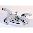 thumbnail image 2 of Kingston Brass Legacy Two Handle 4" Centerset Lavatory Faucet with Retail Pop-up, 2 of 3