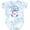 Tie Dye Blue, variant on Inktastic My Mimi Loves Me Cute Snow Baby Boys or Girls Baby Bodysuit