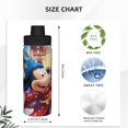 thumbnail image 4 of Botella de agua aislada deportiva de Mickey Mouse, de acero inoxidable, portátil, para exteriores, moderna, para viajes, fitness, estudiantes, talla única., 4 of 7