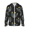 thumbnail image 1 of Balery Faces Of The Cat Sudadera ligera de manga larga con capucha y protección solar UPF 50+ para hombre y mujer, ideal para pesca y running-Small, 1 of 7