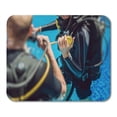 thumbnail image 1 of SIDONKU Blue Scuba Diving Instructor and Students Teaches to Dive Mousepad Mouse Pad Mouse Mat 9x10 inch, 1 of 1