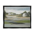 thumbnail image 2 of Stupell Industries Rural Farmland Vast Country Barn Agricultural Field Painting Metallic Gold Floating Framed Canvas Print Wall Art, Design by Liz Jardine, 2 of 5