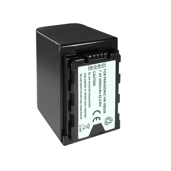 Batteries N Accessories BNA-WB-ACD794 Camcorder Battery - Li-Ion, 7.2V, 6000 mAh, Ultra High Capacity Battery - Replacement for Panasonic VW-VBD58 Battery