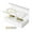 1 Argent 1 Or, variante sur KLKCMS Kit de Bracelet Permanent Bricolage Décontracté pour Couples Anniversaire Lui et Elle 1 Or 1 Or Rose