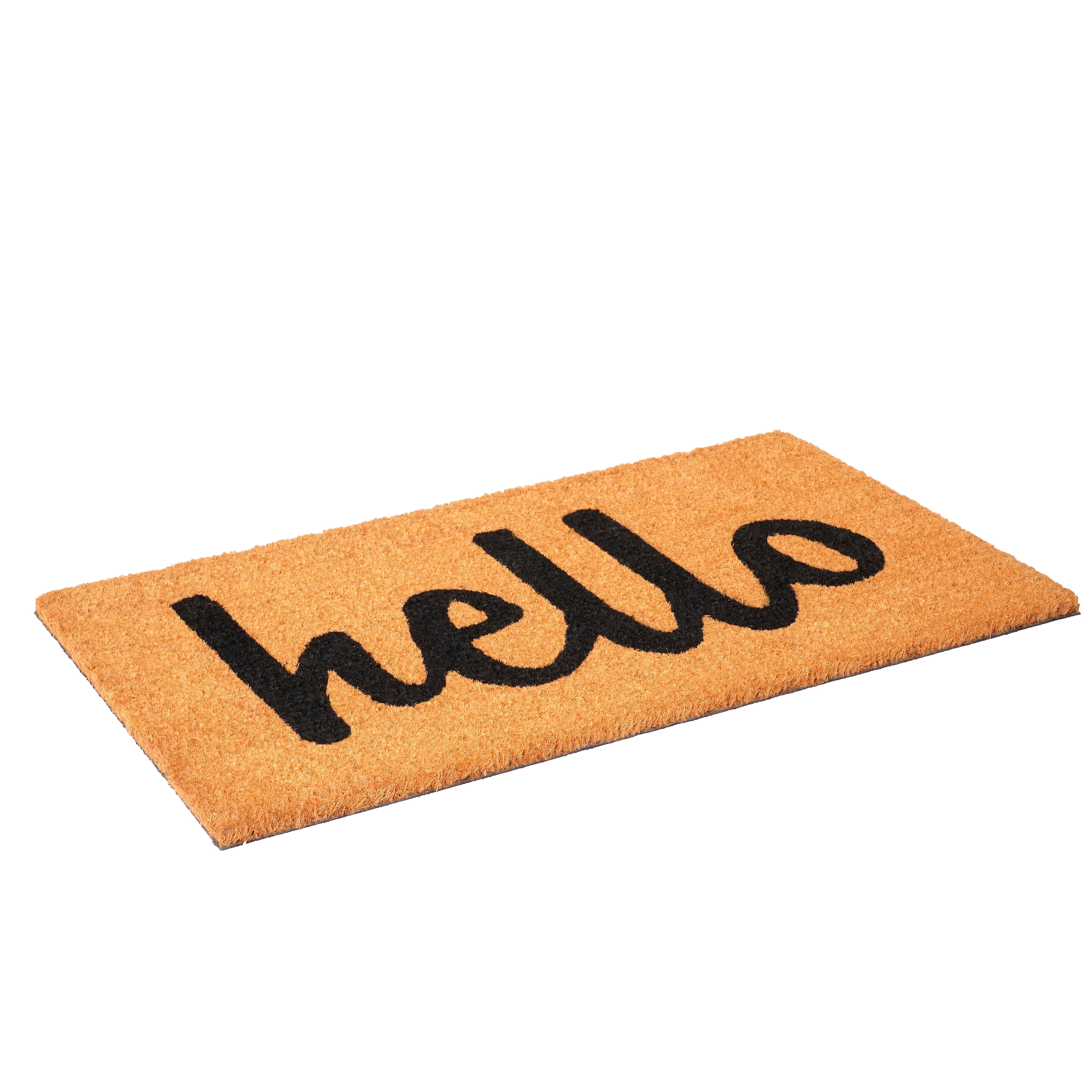 Calloway Mills 100342034NBS Script Hello Doormat, 20" x 34"