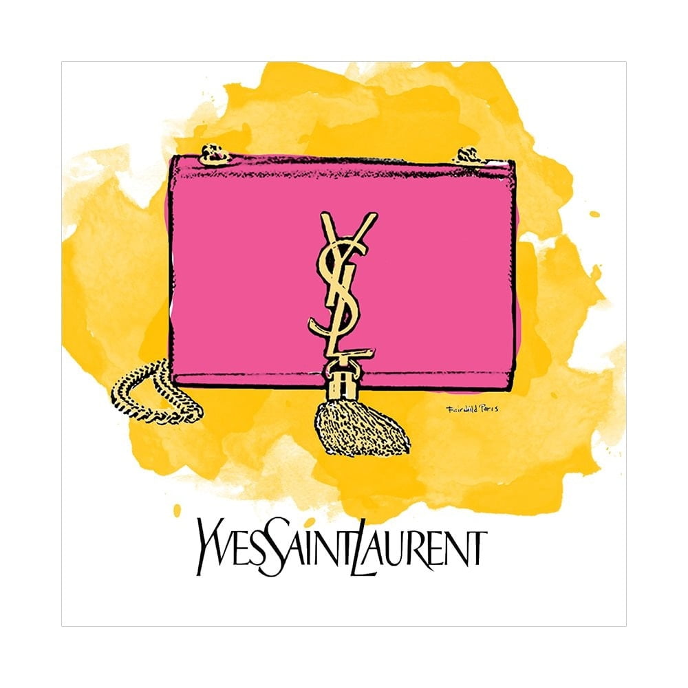 GLAM FASHION PURSE BAG - 14"x14" Canvas Artwork 14 x 14