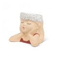 thumbnail image 1 of Head In Hands With Red Top Planter, 1 of 3