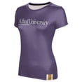 thumbnail image 2 of Women's Purple Alfred University Saxons Business T-Shirt, 2 of 3