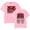 Pink, variant on Stray Kids Merch T-shirt Women's men's retro casual summer round neck short sleeved T-shirt