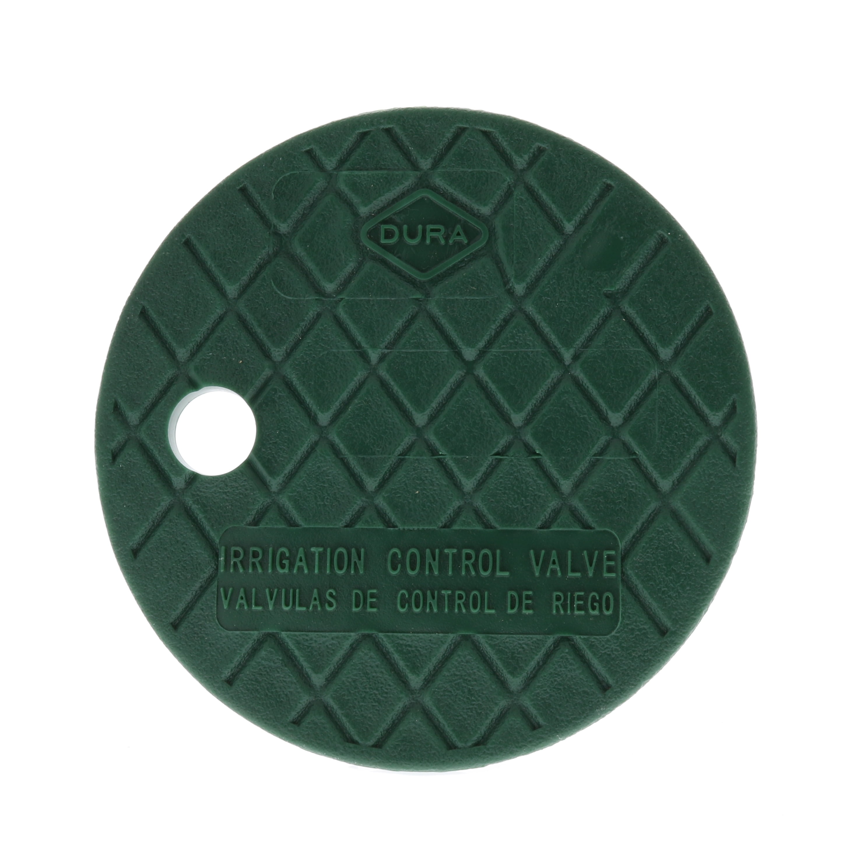Dura Round Sprinkler Valve Box Replacement Lids Size 6" Color Green