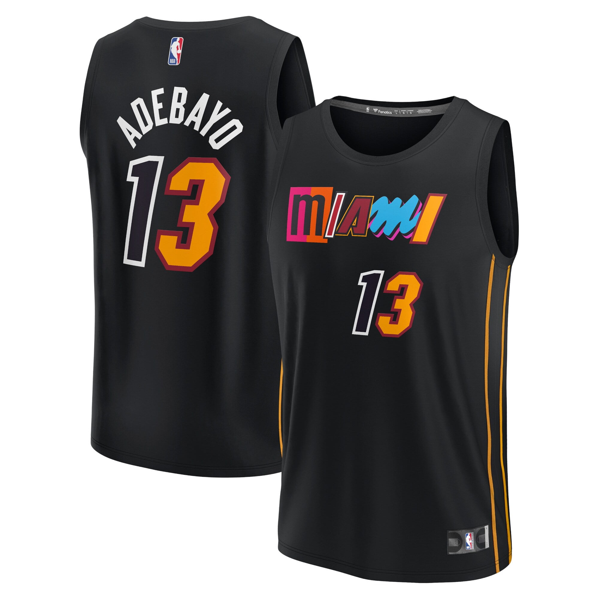 bam adebayo black city jersey