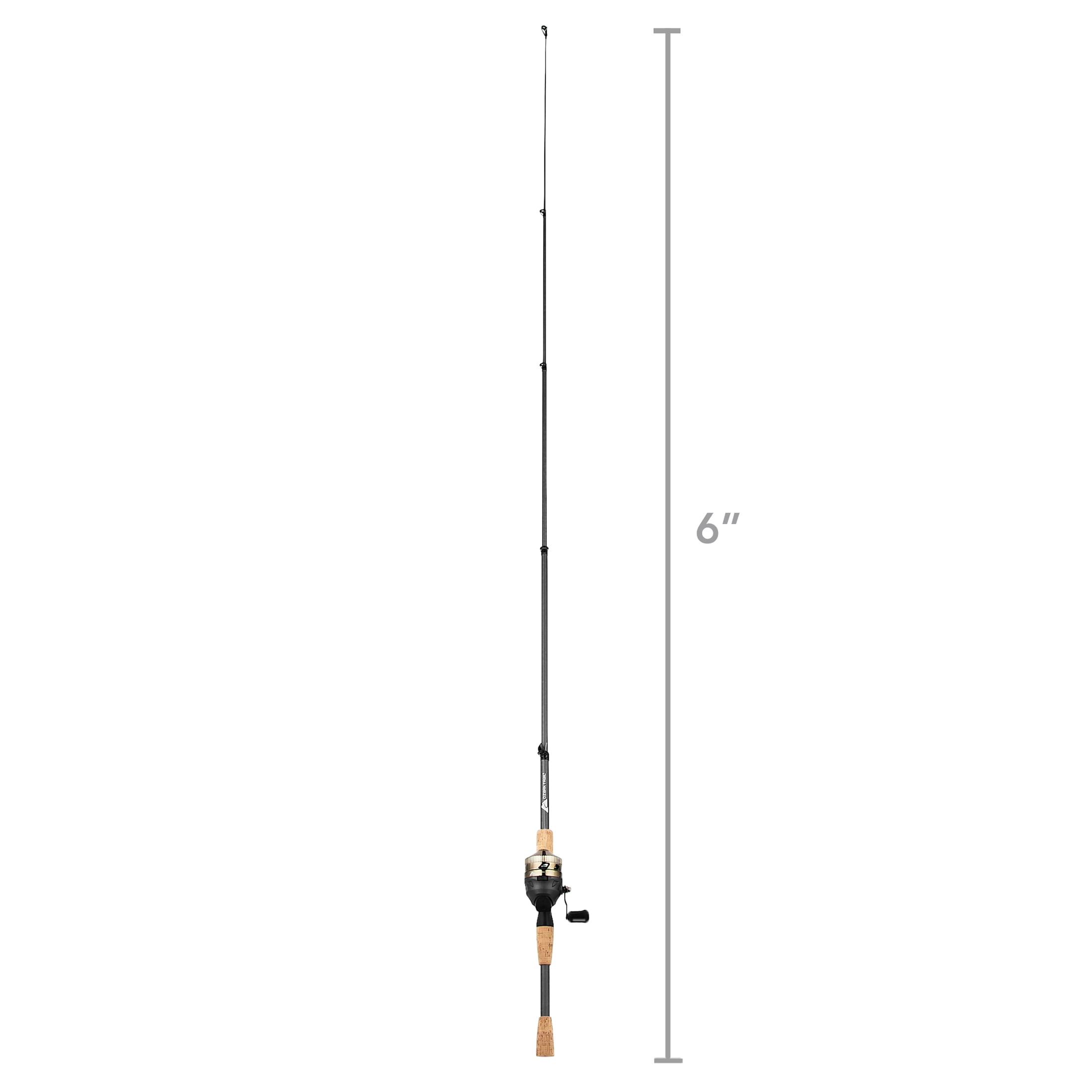 ロッド Taper & Sharp Fishing Rod Set Ozark Trail Fiberglass Telescopic Spincast Rod and Reel Combo Kit