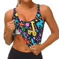 thumbnail image 3 of Fuzoiu Colorful Air Balloons1 Print Women's Sports Vest,U-Back Sports Tank,Gym Vests,Athletic Sleeveless Shirts,Exercise Undershirts,Yoga, Gym, and Dance Wear-X-Large, 3 of 8