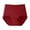 Red, variant on Product Classification Women's Panties - Everyday Comfort High-Waist Underwear with Knit Triangle Design for Comfort