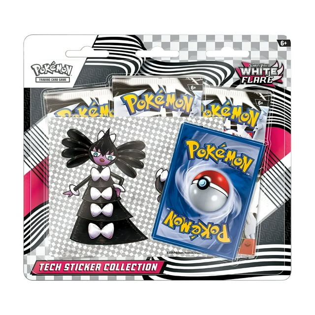 Cartas Colecionables Pokémon TCG Scarlet & Violet White Flare Tech Sticker Collection en Inglés 1 Pieza