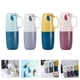 thumbnail image 4 of 4 portacepillos de dientes, cajas portátiles para pasta de dientes y vasos para lavar (colores surtidos), 4 of 7