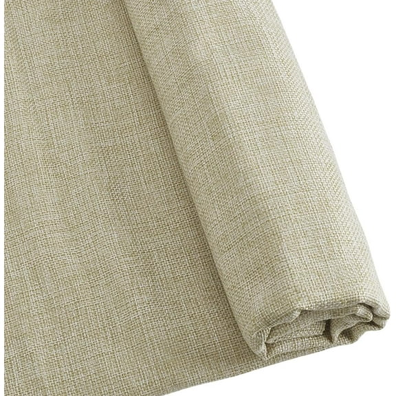 2 Yards Thick Canvas Upholstery Fabric 58 Inch Width Premium Polyester Material DIY Sofa Accessories for Home Decor Furniture Reupholstering Craft Projects (Beige)