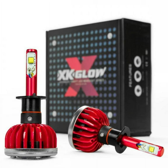 XKGLOW Single Beam 76W CREE LED Headlight Set
