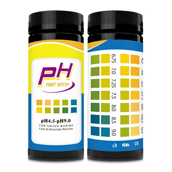 100 Pcs Water Test Strips Ph Test Strips Ph Range 4.5-9.0 Ph Test Strips