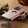 thumbnail image 5 of Casus Logo View Classic Slim Leather Case for iPhone 13 Pro - Pink, 5 of 8