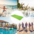 thumbnail image 5 of Gymax 12' x 6' Floating Water Pad Mat 3-Layer Foam Floating Island for Pool Lake Green, 5 of 10