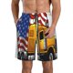 thumbnail image 1 of Fotbe American Truck Trajes de Baño Estampados para Hombre, Shorts de Verano de Secado Rápido, Ropa de Playa, Bañadores-XX-Large, 1 of 6