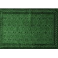 thumbnail image 1 of Ahgly Company Indoor Rectangle Southwestern Emerald Green Country Area Rugs, 4' x 6', 1 of 4
